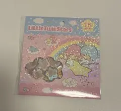 リトルツインスターズ　キキララ　クリスタルシール　おはじきシール
