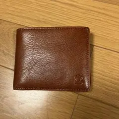 SALE！ブラウンレザー 二つ折り財布