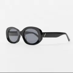 ZARA オーバルサングラス　ブラックのサムネイル