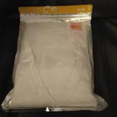 【新品】ユニクロ　ヒートテック　Vネック　9分袖　メンズ　Sサイズ　ホワイト