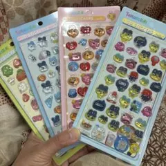 Tamagotchi 3Dステッカー 4枚セット