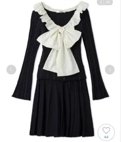 SNIDEL フリルボウタイセットアップ