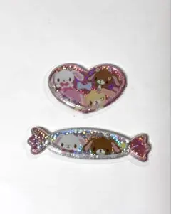 平成レトロ　シュガーバニーズ　ぷっくりシール　シャカシャカシール