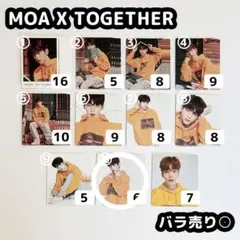 TXT スビン MOA X TOGETHER ミニフォト トレカ ⑩ 1枚