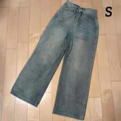 ワイドレッグデニムs