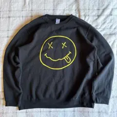 Nirvana バンドロゴ スウェット sk8 swag グランジ y2k