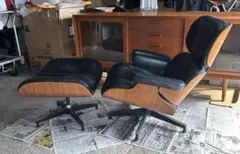 ①リプロダクト品　イームズ　ラウンジチェア　オットマン　セット