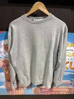 NATURAL OPTION クルーネック スウェット グレーのサムネイル