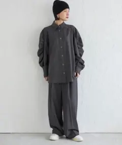 CITYSHOP ジップジャンプスーツ グレー38 - メルカリ