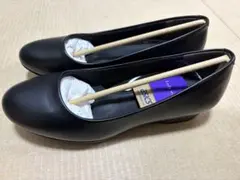 【新品】asics Lady worker パンプス ブラックのサムネイル