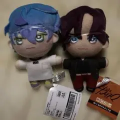 新品　未使用　カリスマ　みにコレ！　キャラクター ぬいぐるみ 青 黒 2体セット