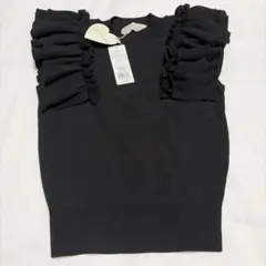 新品未使用☆31 Son de modeフリルノースリーブニットのサムネイル