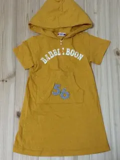 【新品未使用】BABBLE BOON 半袖 フード付き トップス ワンピースのサムネイル