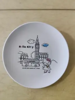 ハローキティ　激レア　　絵皿 ハローキティ 九谷焼 豆皿 七宝小紋 キティちゃん 飾り皿 ミニ絵皿