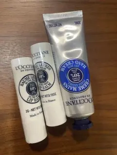 ロクシタン　シア ハンドクリームとリッチ リップ バーム 2本