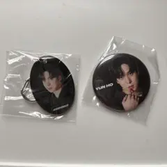 ATEEZ ユノ 缶バッジ・キーホルダーセット