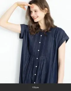 ひ*り様 URBAN RESEARCH サニーレーベル　ピンタックデニムシャツワ