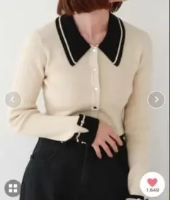 【お値下げ】archives ニットセーター アイボリー