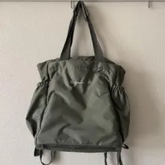 agnès b. オリーブグリーン リュック　トートバッグ