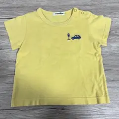 familiar 車と信号の刺繍 Tシャツ 100cm