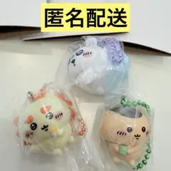 ちいかわマスコットつきビスケット　モモンガ　シーサー　くりまんじゅう　3点セット