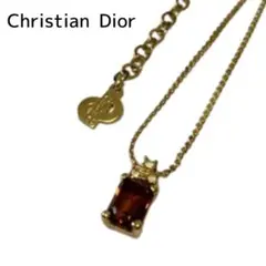 Dior ディオール ストーン ネックレス ゴールド