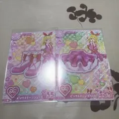 アイカツ ピンクステージシューズ スカート カード