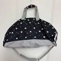 ELLEハート模様 ボストンバッグ