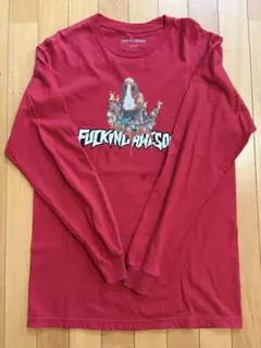 [未使用品]fucking awesome M レッド ロングスリーブTシャツのサムネイル