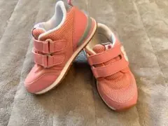 ミキハウス　シューズ 女の子用　ピンク　16.0cm