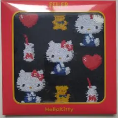 新品未使用　FEILER　フェイラーハンカチ　ハローキティ　レトロハートのサムネイル