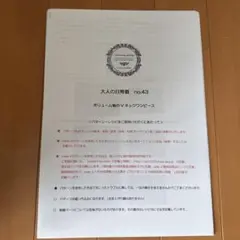 mion型紙/no.43 ボリューム袖のVネックワンピース