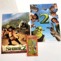 シュレック2 クリアファイル＆ストラップセット