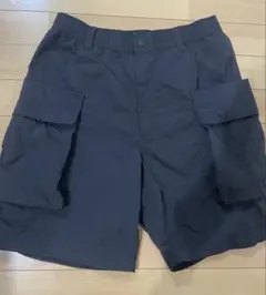 UNIQLO U ユニクロ パラシュート カーゴショーツ ブラック S