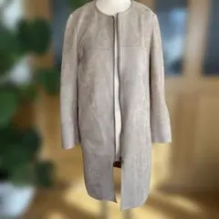 バックスキンロングコート　ロペピクニック