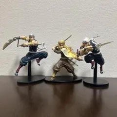 [まとめ売り]鬼滅の刃 フィギュア 宇隨天元2体、煉獄杏寿郎(セピアVer.)