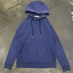 ★Ron Herman プルオーバー パーカー 無地 鬼フェード L 茄子紺