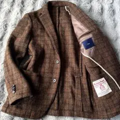 Harris Tweed × g-stage テーラードジャケット 46 2B