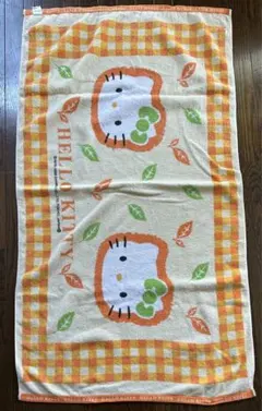日焼けキティ　キティちゃん　サンリオ　バスタオル　　タオルケット　平成レトロ 日焼けキティ キティちゃん サンリオ バスタオル タオルケット