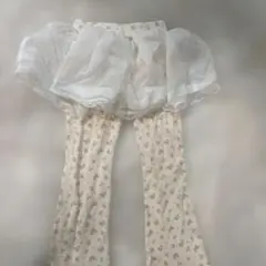 TETEATETE 花柄ロングパンツ120cmのサムネイル