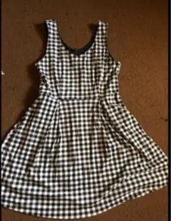 GU チェックワンピース