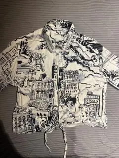 ZARA クロップドシャツ