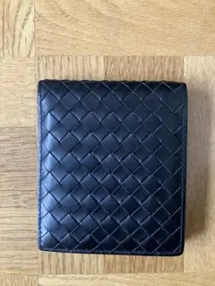 ボッテガ・ヴェネタ 二つ折り財布 黒