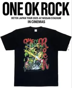 新品　ONE OK ROCK ワンオク Tシャツ DETOX 映画 M