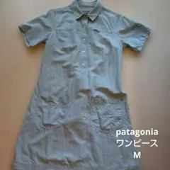 Patagonia パタゴニア 半袖 シャツワンピース ライトブルー 10のサムネイル