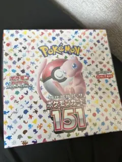 【シュリンク付き】ポケモンカード151 BOX