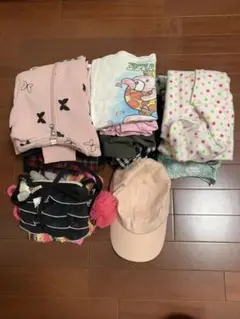 女の子　子供服　小物　帽子　秋冬用　130サイズ