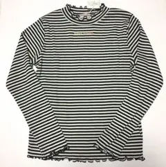 メゾピアノ　150cm ボーダー　リブニット　新品未使用品