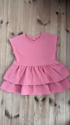 coca キッズエンボスフリルトップス　120cmのサムネイル