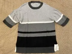 最終値下げ　 メンズ　グローバルワーク　半袖ニット　sサイズ